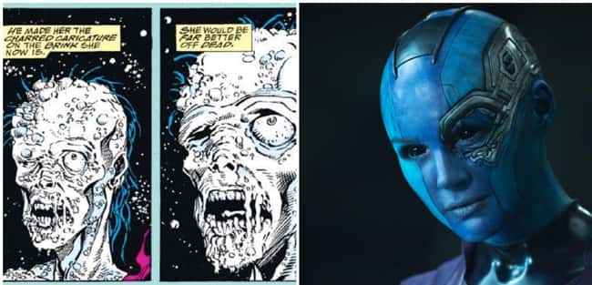 Nebula in comic v/s movie