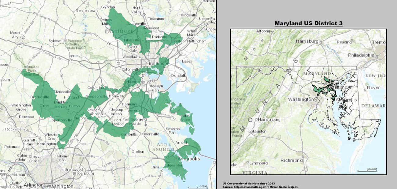 The 12 Most Gerrymandered Districts In America