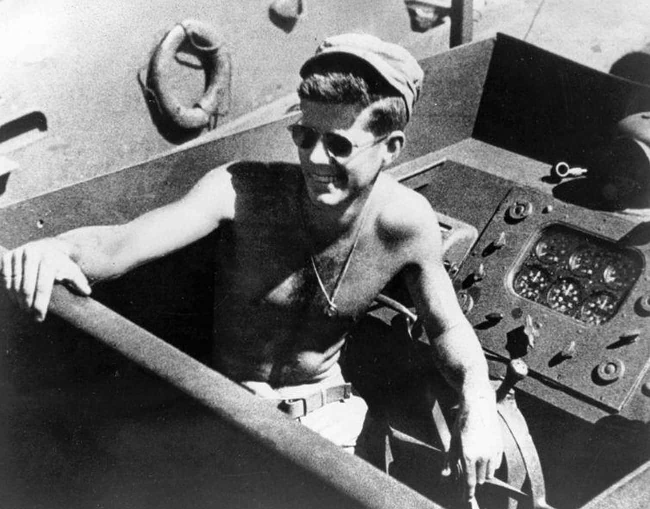 Lt. Kennedy's Boat Was Struck By A Japanese Destroyer - So He Sprang Into Action