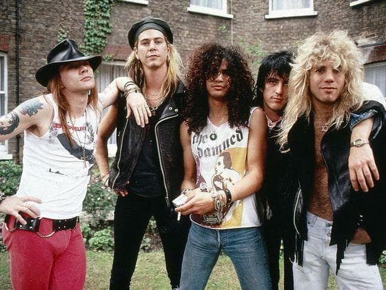 They Were Loaded When They Lan is listed (or ranked) 15 on the list Absolutely Insane Behind-The-Scenes Guns N' Roses Stories