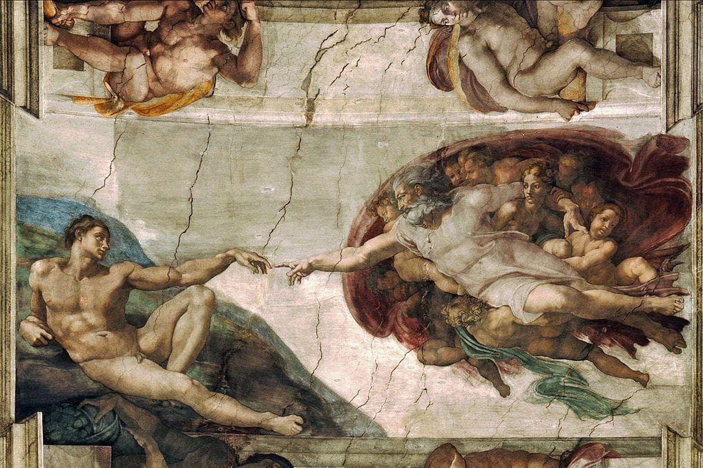 Michelangelo May Have Painted Hidden Internal Organs In The Ceiling's Most Famous Section