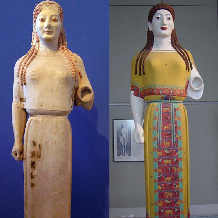 The Reproduction Of The ... is listed (or ranked) 3 on the list An Artist Re-Colored Greek Sculptures To Look Exactly Like When They Were Made