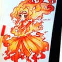 Flame Princess on Random Amazing Drawings of Cartoon Network Characters Drawn Anime Style