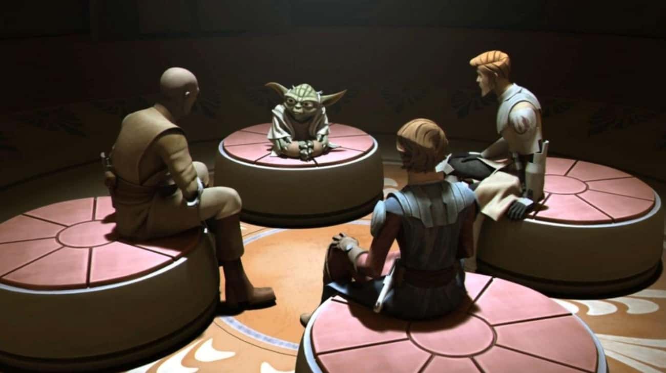 Each Jedi Initiate Has To Set Aside Time To Meditate Five Times A Day