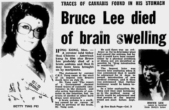 bruce lee passed away