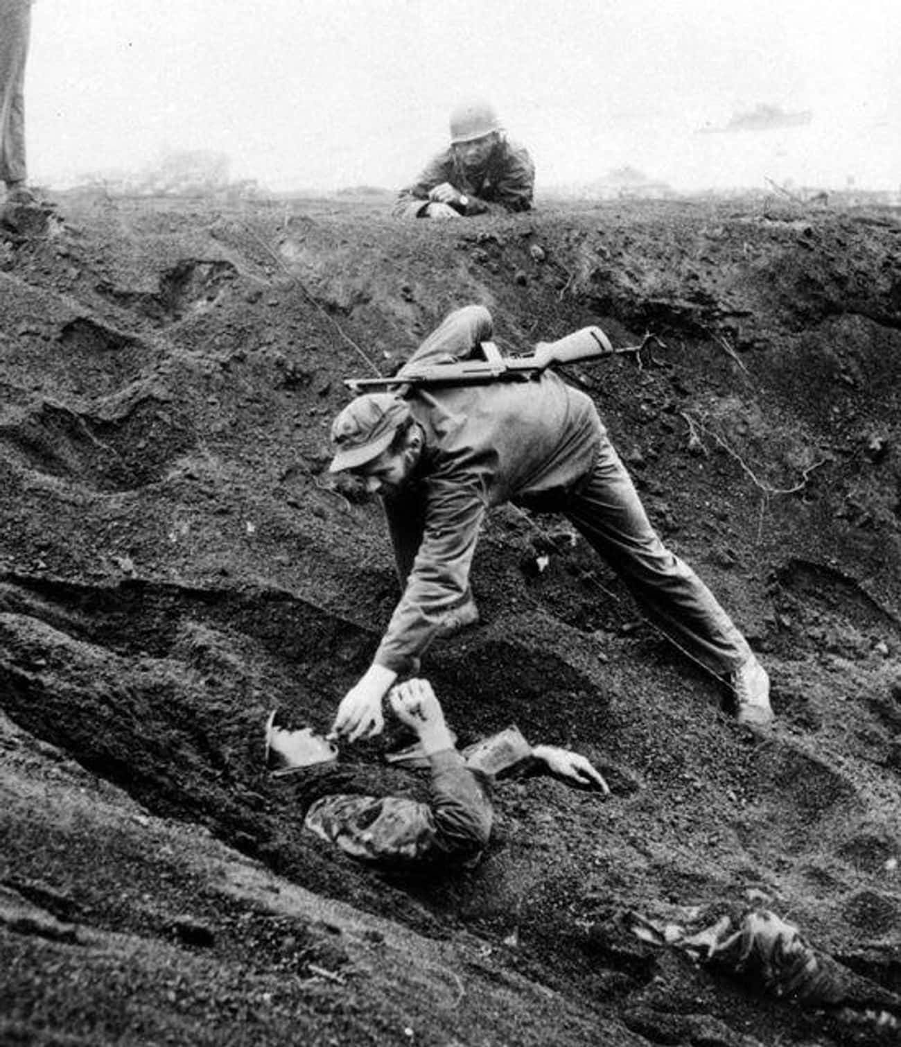 The Japanese Soldier Had Been Hiding, Buried, For 36 Hours