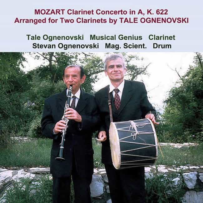 Mozart Clarinet Concerto in A, K. 622 Arranged for Two Clarinets by Tale Ognenovski