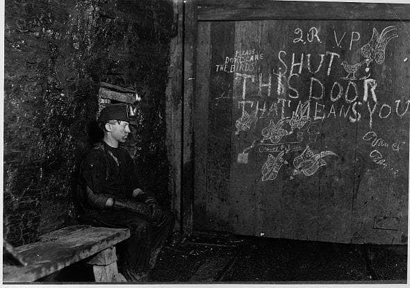 Vance, A Young WV Coal Miner, Works As A Nipper, Who Listened For Coal Cars In The Total Darkness