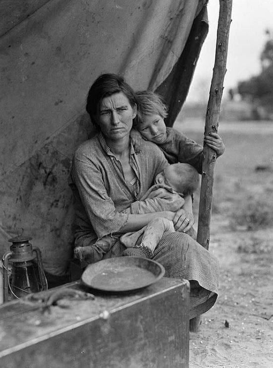 The Picture Incited The Government To Action, But Thompson Was Gone Before They Could Help Her