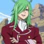 Freed Justine is listed (or ranked) 7 on the list 30+ Anime Characters With Blinding Bangs