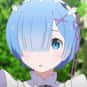 Rem is listed (or ranked) 10 on the list 30+ Anime Characters With Blinding Bangs