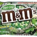 Mint Crisp M&Ms on Random Best Flavors of M&Ms