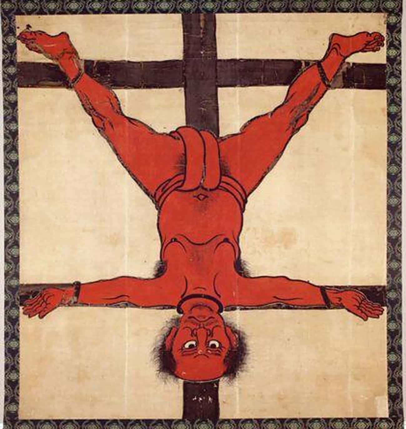 Torture Escalated And Included Reverse Crucifixions, Where An Individual Would Be Lowered Into A Hole Of Excrement