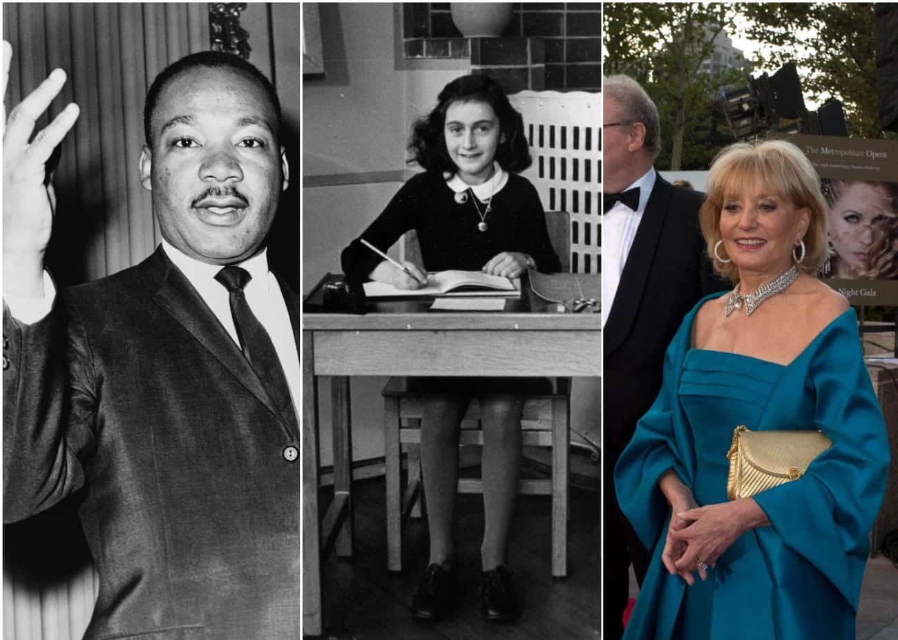 Martin Luther King, Anne Frank, And Barbara Walters Were Born The Same Year