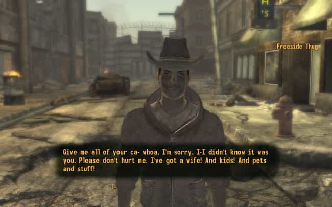 fallout new vegas does karma matter