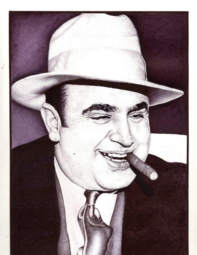 Al Capone S Brain Was Rotted By Syphilis To The Point Where He Was   He Was Embarrassed By It And Refused To Say When Or Where He Got It Photo U1