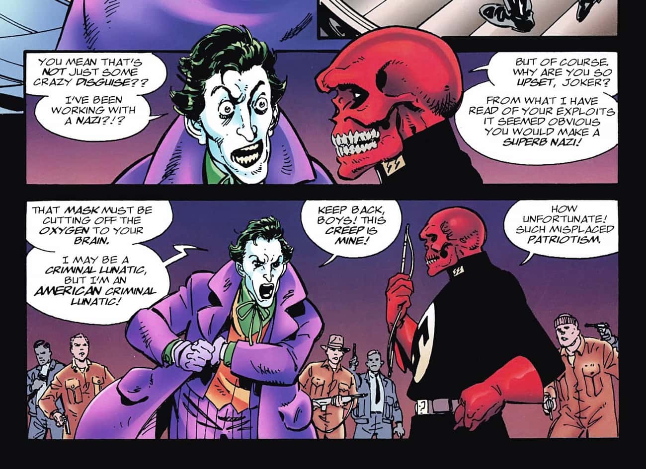 Even The Joker Isn’t Down With Nazism
