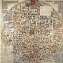 Ebstorf Map, Circa 1234 on Random Weird Maps from the Middle Ages