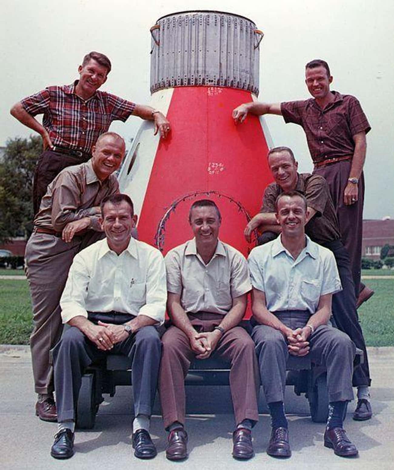 The Mercury Seven Hang Out Circa 1962