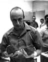 Apollo 12's Pete Conrad Shows Off Moon Rocks He Brought Back In 1969 on Random Vintage Pictures Of US Astronauts Hanging Out Being Chill As Hell