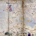 Catalan Atlas, 1375 on Random Weird Maps from the Middle Ages