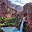Mooney Falls - Supai, Arizona on Random Secret Natural Swimming Holes To Add To Your Travel List