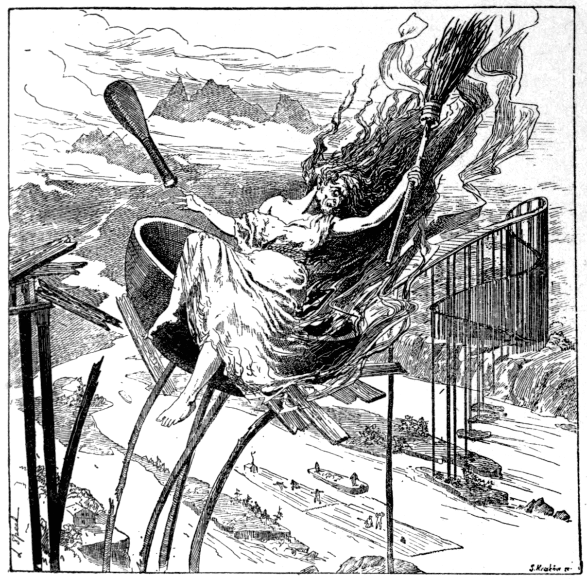 Baba Yaga, The Slavic Witch Who Lives In A Chicken-Legged Hut