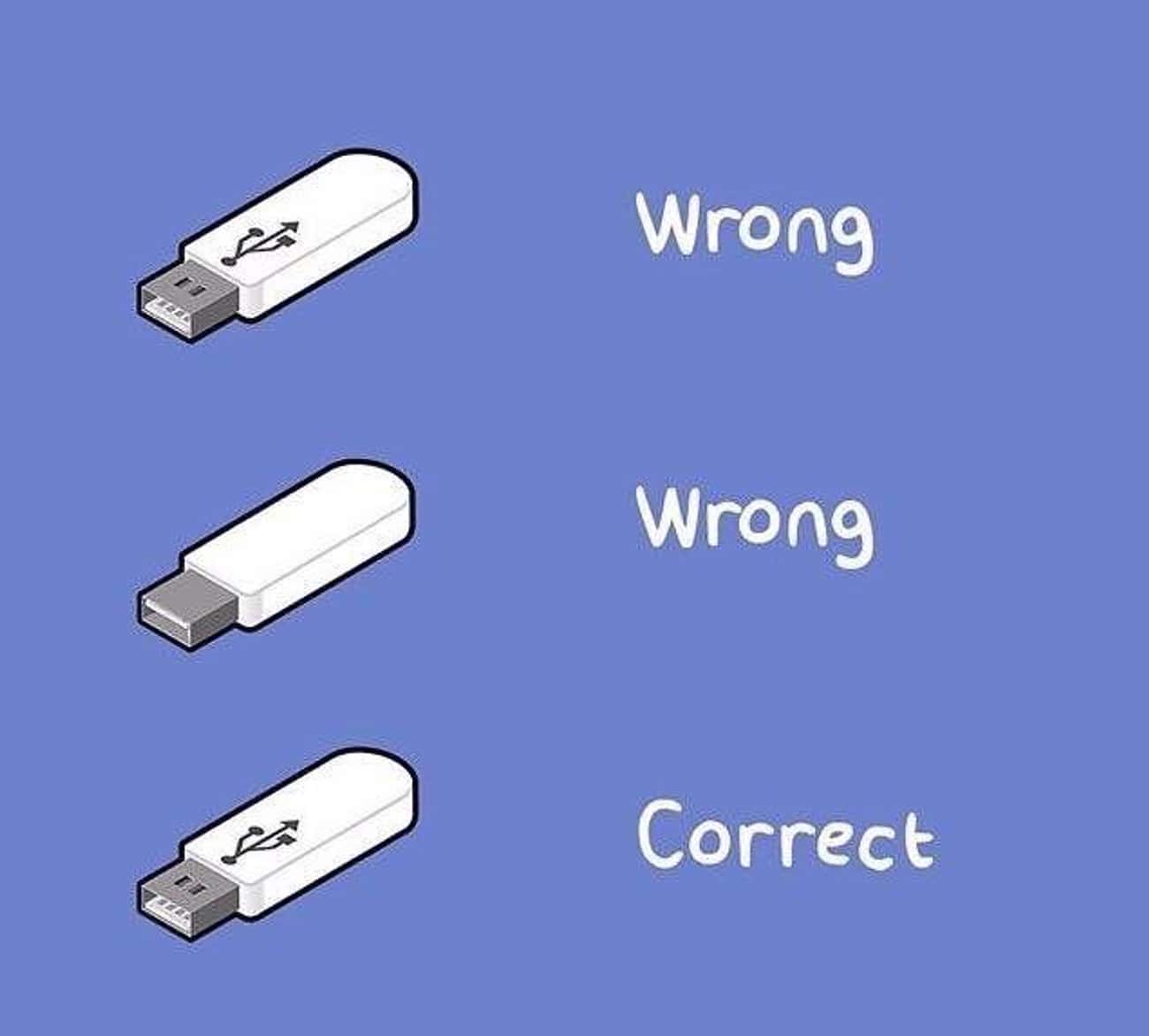 Never Getting The USB Right On The First Try