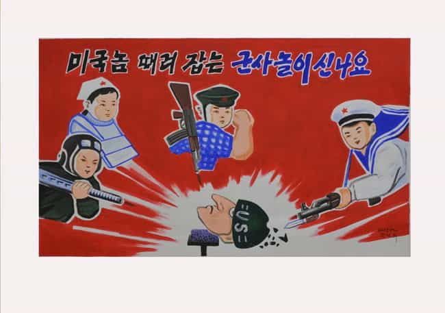 18 Utterly Ridiculous North Korean Propaganda Posters