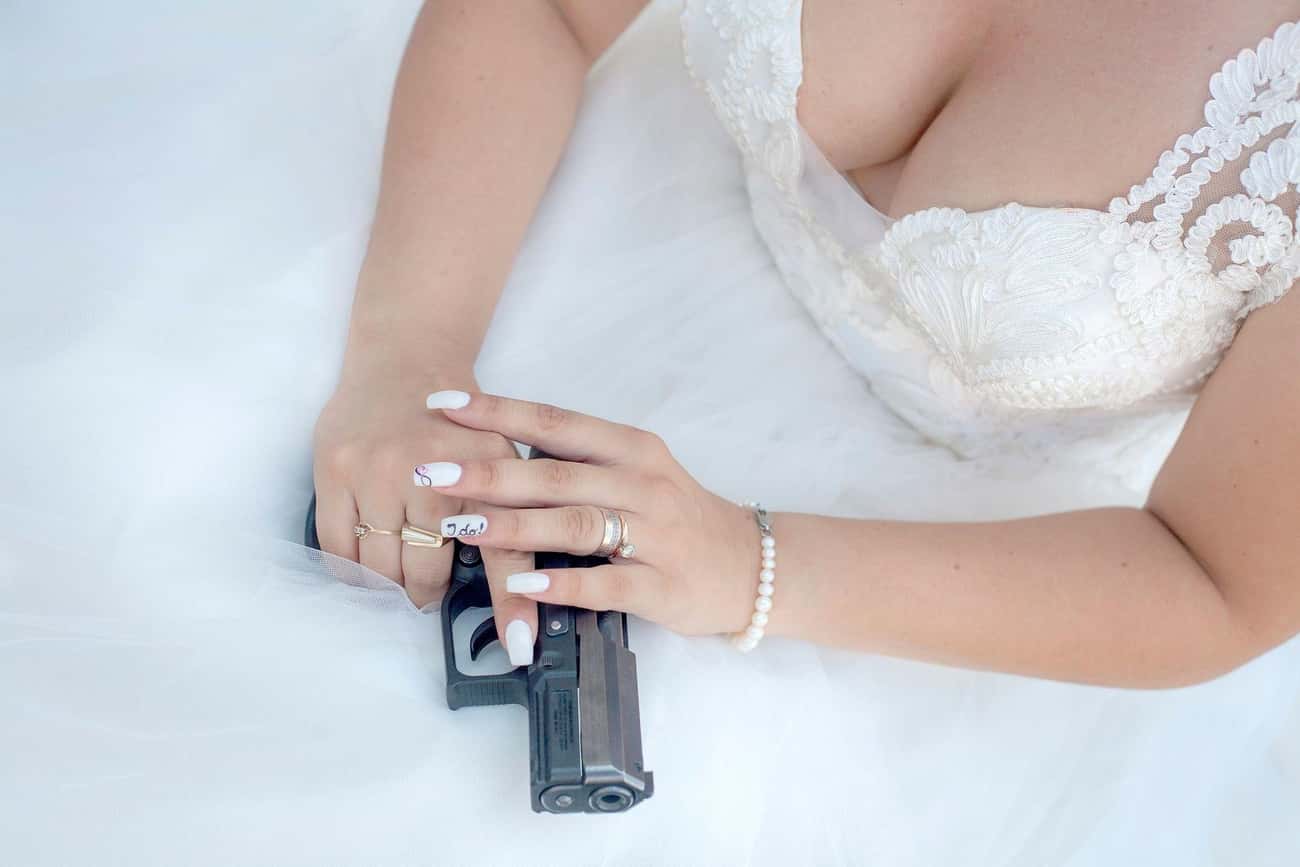 The Bride Kept A Gun In Her Garter
