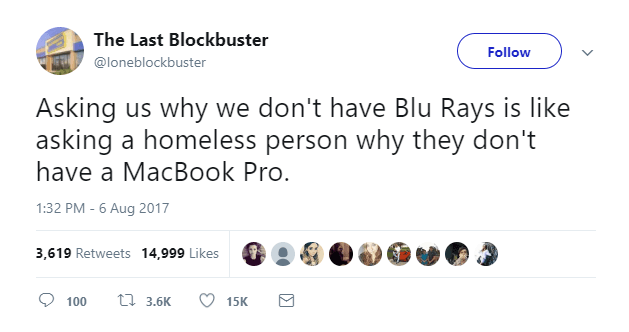 25 Hilarious Tweets From The World's Last Blockbuster Video