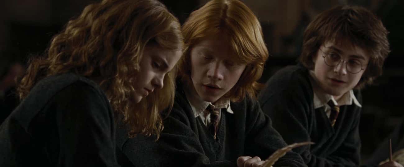 Ron Doesn&#39;t Challenge Hermione