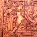 Replica Of A Mayan Ruler's Sarcophagus on Random Craziest Things On Display At International UFO Museum In Roswell, New Mexico