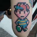 Pixelated Earthbound on Random Supremely Cool Nintendo Tattoos Guaranteed To Inspire Your Inner Geek
