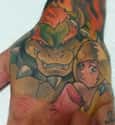 Bowser And Peach on Random Supremely Cool Nintendo Tattoos Guaranteed To Inspire Your Inner Geek