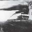 First Photograph Of A Tornado on Random Oldest Surviving Photographs Known To Humankind