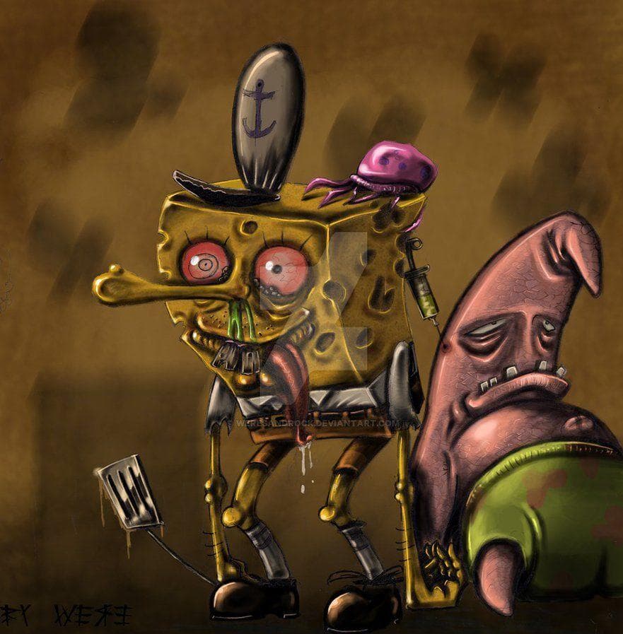 18 Creepy Spongebob Fan Art Creations That Went Too Far
