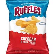 Ruffles Cheddar & Sour Cream Flavored Potato Chips