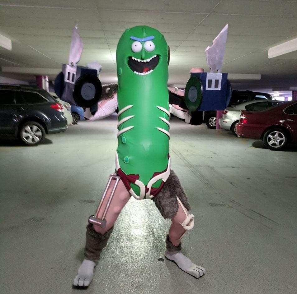 Pickle Rick Has Come To Rule The Cosplay World