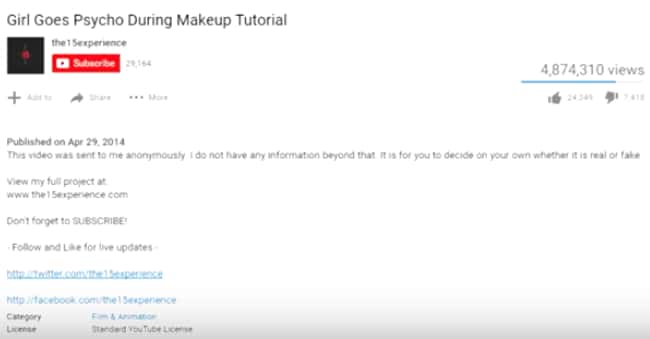 Was This Girl Being Possessed During Her Makeup Tutorial - roblox realistic girls clothing tutorial 2014 youtube