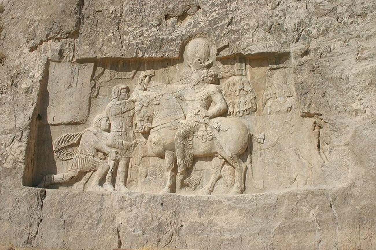 The Persians Loved The Story So Much That They Carved It Into A Mountain