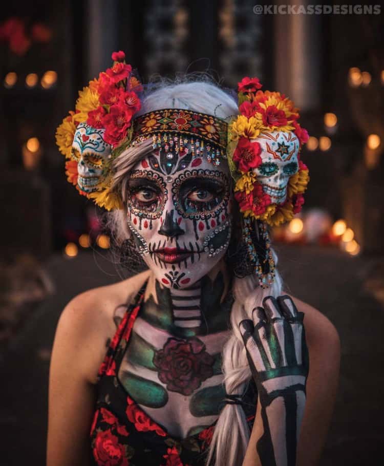 The Best De Los Muertos Mexican Sugar Skull Makeup Looks