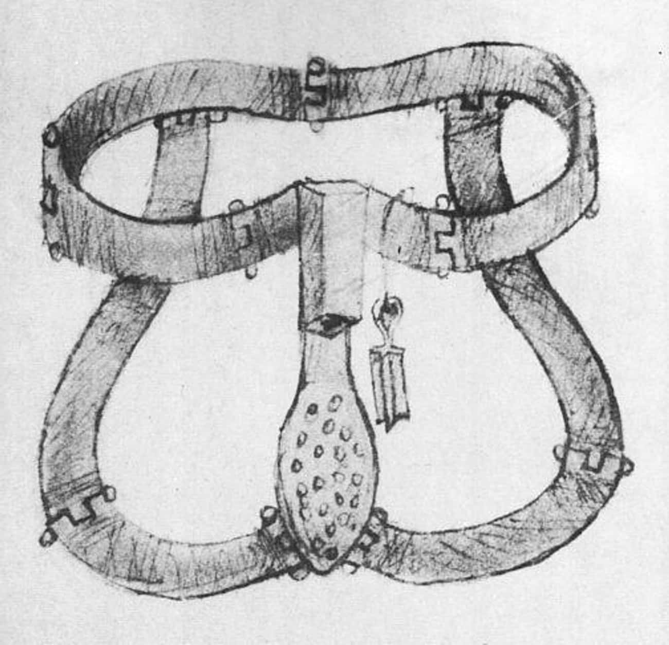 The First Drawing Of A Chastity Belt Called It A Joke