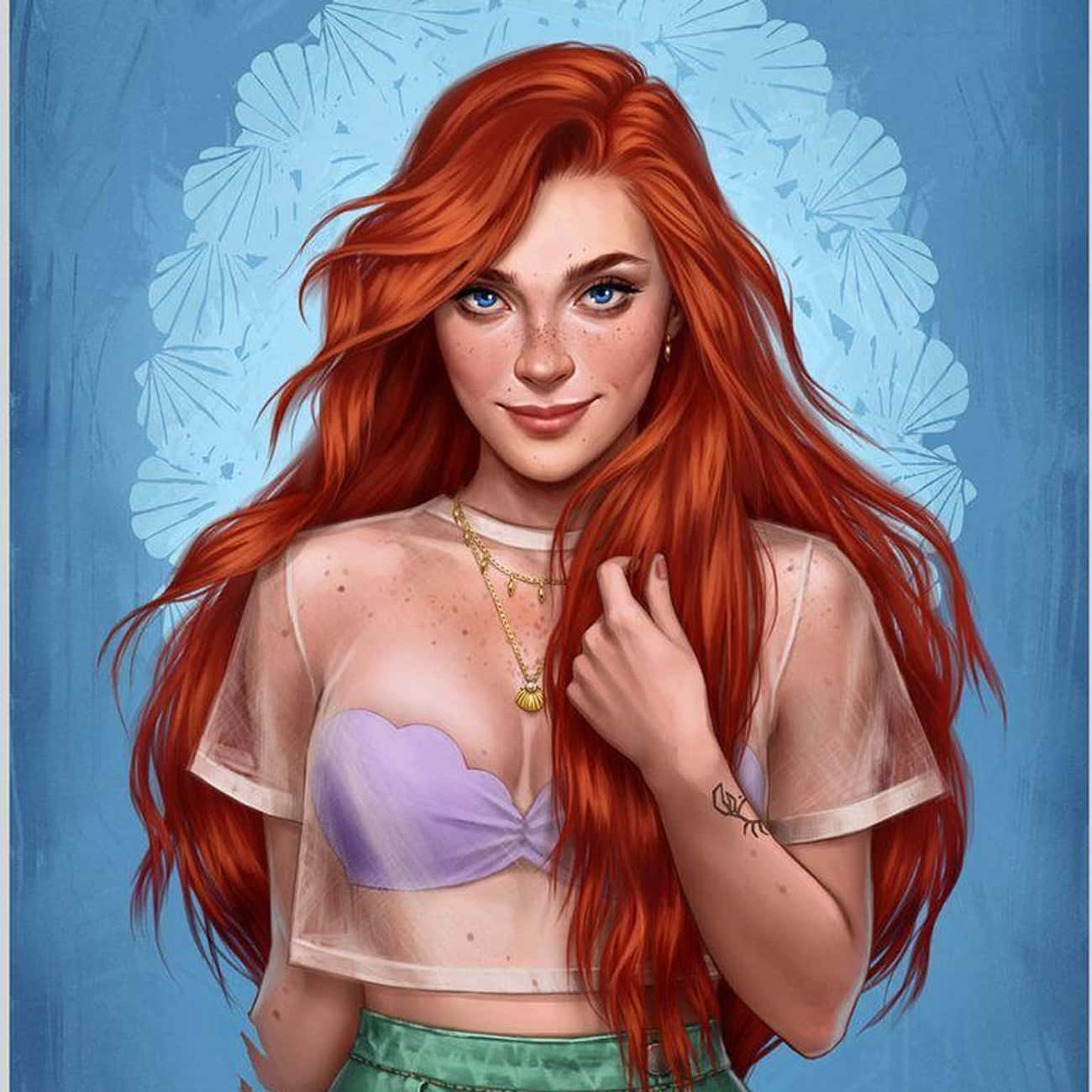 Ariel Makes Sheer Crops and Bustier Tops Work