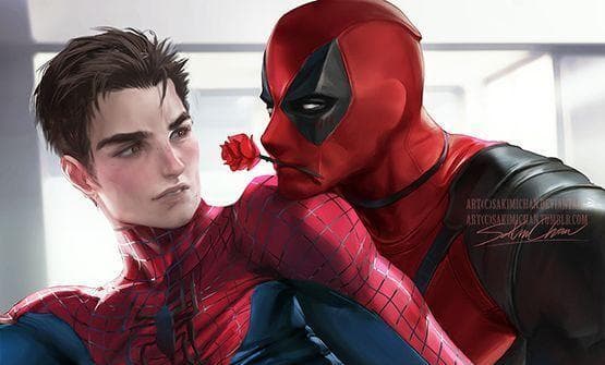 Sexy Deadpool And SpiderMan Slash Fiction Is Currently