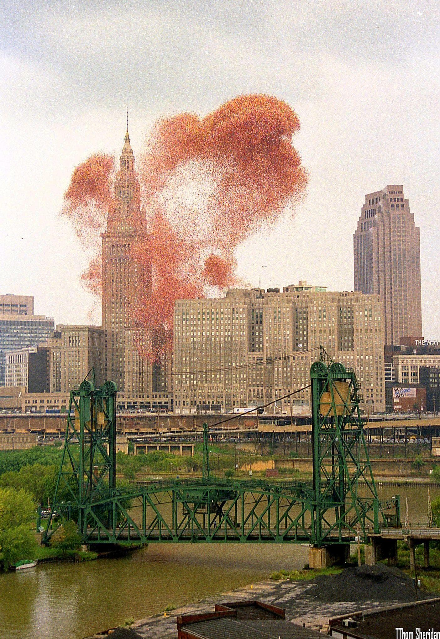The Dark Aftermath Of When Cleveland Launched 1.5 Million Balloons Into