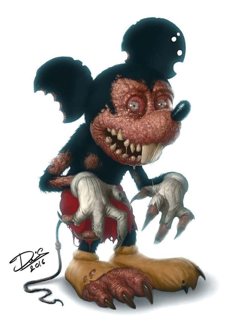 This Artist Turns Your Favorite Childhood Characters Into Horrible Monsters