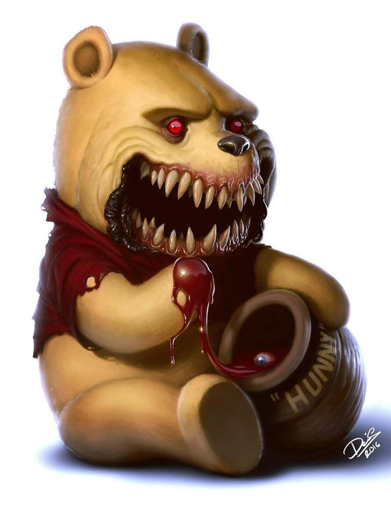 Winnie The Pooh Prefers Blood To Honey