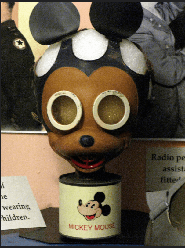 Disney Made Mickey Mouse Gas Masks For Kids During WWII And They Are Terrifying