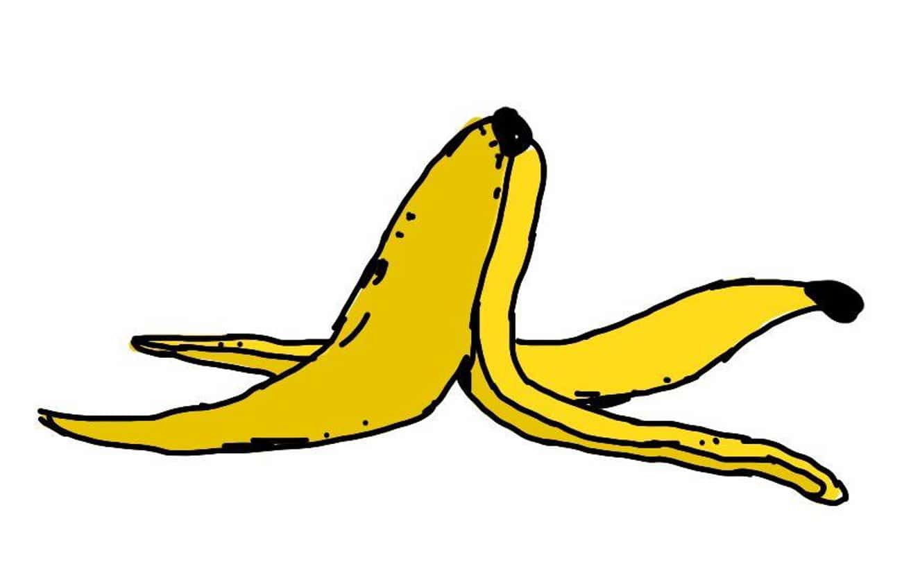 Шкурка от банана вектор